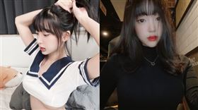 韓國模特兒卿卿Cosplay《魷魚遊戲》。（圖／翻攝自강인경卿卿IG）