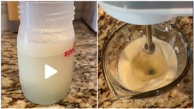 母乳做奶油！她抹吐司請尪吃「評價曝光」網敲碗：想吃奶酪（圖／翻攝自tiktok@laurahall53）