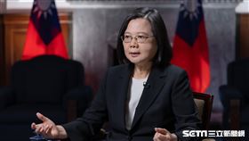 1028 蔡英文接受「美國有線電視新聞網」（CNN）專訪（圖／總統府提供）