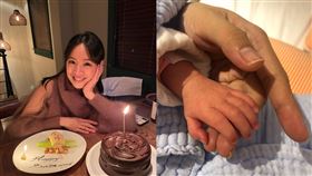 林依晨產後超美曝光！曬「母女牽手」照喊：謝謝小寶貝降臨。（圖／林依晨ＩＧ）