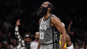 ▲哈登（James Harden）站上罰球線19次寫本季新高。（圖／美聯社／達志影像）