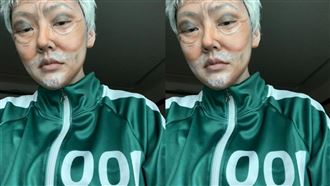 小S白髮老妝　神還原《魷魚》吳一男