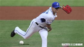 ▲富邦悍將先發投手陳鴻文。（圖／記者劉彥池攝影）