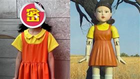 許老三特別扮成劇中的機器人小女孩，讓網友笑翻。（圖／翻攝自asosbarbiedeeIG）