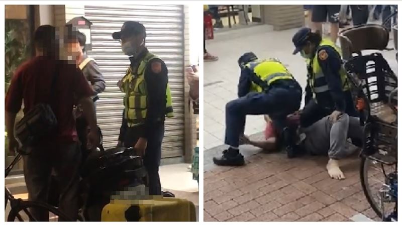 不給停就火大　新竹違停男暴走慘了