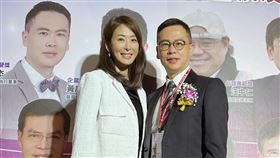 賈永婕陪同老公王兆杰出席領獎。（圖／翻攝自賈永婕臉書）