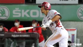 ▲樂天桃猿三壘手林智平。（圖／記者劉彥池攝影）