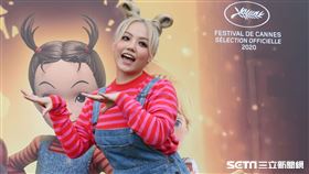 歌手安那ANNA出席「安娜與魔女」萬聖節特別活動。（記者邱榮吉/攝影）