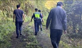 台東利嘉林道62歲男失蹤，且機車無故失火燒毀。（圖／翻攝畫面）