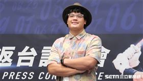 張育成出席記者會分享心情。（圖／記者王怡翔攝影）