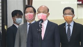 行政院長蘇貞昌赴立法院進行總質詢。（圖／記者盧素梅攝影)