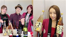 ▲樂天女孩體驗日本清酒。（圖／樂天桃猿球團提供）