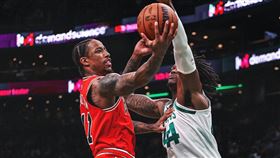 ▲德羅森（DeMar DeRozan）攻下全場最高37分，公牛戰績全NBA第1。（圖／翻攝自公牛推特）