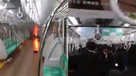 小丑東京地鐵揮刀！乘客傳訊息告別母（圖／翻攝自@tarezoutarezou推特）