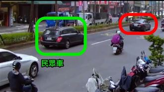 王金平座車行車糾紛亮槍！　畫面曝光