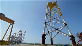 ▲首座百分百台灣製造管架式水下基礎完成產製，為離岸風電技術在地化劃下重要里程碑（圖／業者提供）