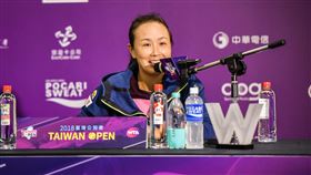 ▲澳網結束後彭帥到台灣參加WTA台灣公開賽。（圖／WTA台灣公開賽大會提供）