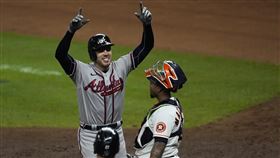 ▲佛里曼（Freddie Freeman）敲出勇士單場第3轟。（圖／美聯社／達志影像）