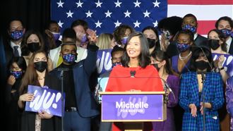 吳弭當選波士頓市長　感言大秀中文