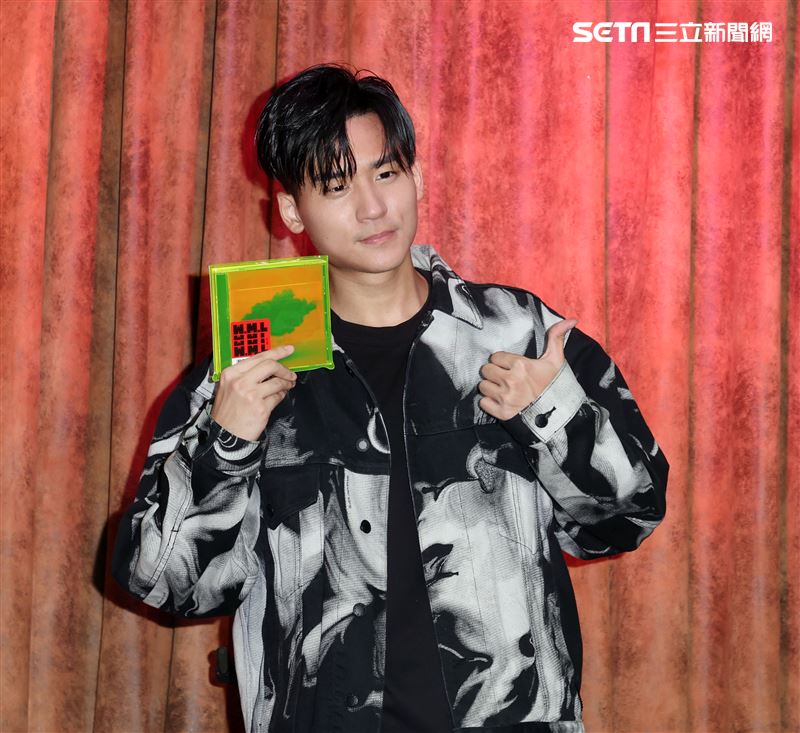 李杰明首張同名專輯發片。（記者邱榮吉/攝影）