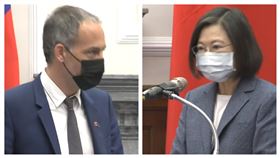 蔡英文、古斯曼（組合圖）