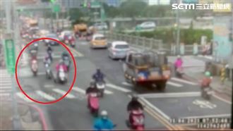 無照男右側超車撞女騎士　她倒地亡