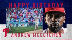 ▲費城費城人釋出Andrew McCutchen。（圖／取自費城費城人FB）