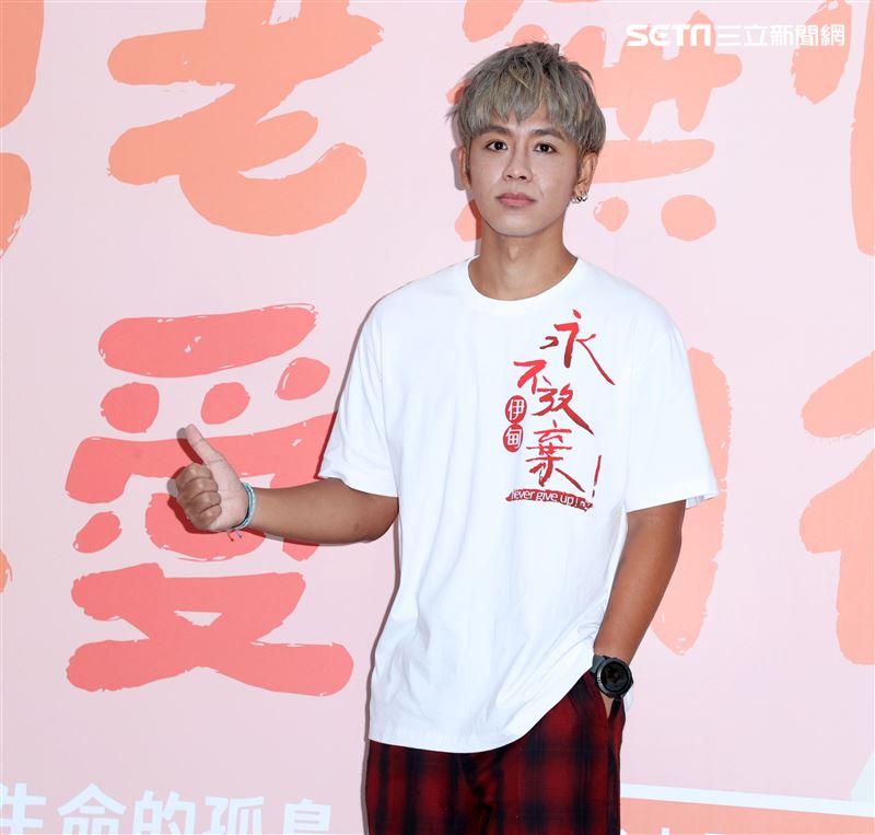 鼓鼓呂思緯分享參與伊甸「老人照顧服務計畫」。（記者邱榮吉/攝影）