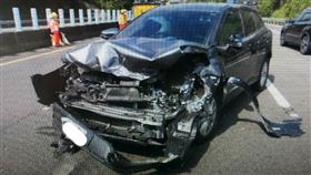 緩撞車,國道3號,關廟,台南,車禍,追撞