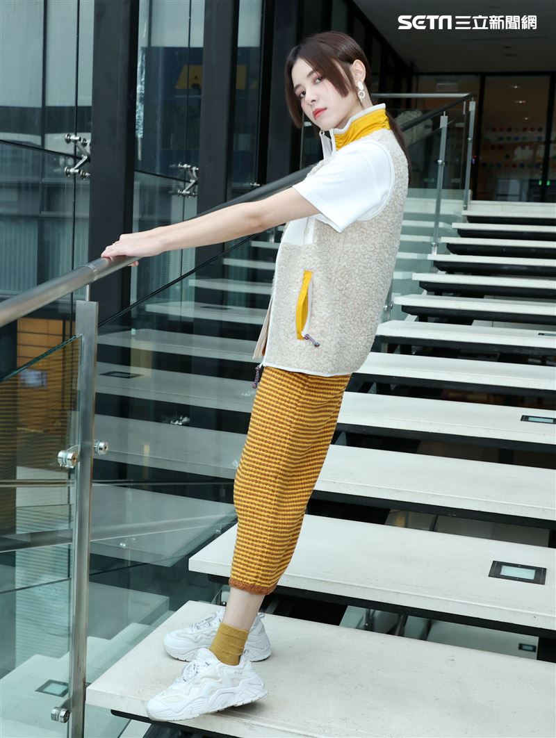 宇珊三立新聞網專訪。（記者邱榮吉/攝影）