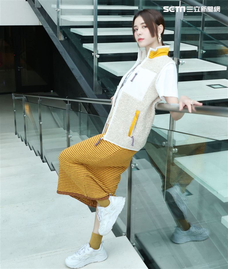 宇珊三立新聞網專訪。（記者邱榮吉/攝影）