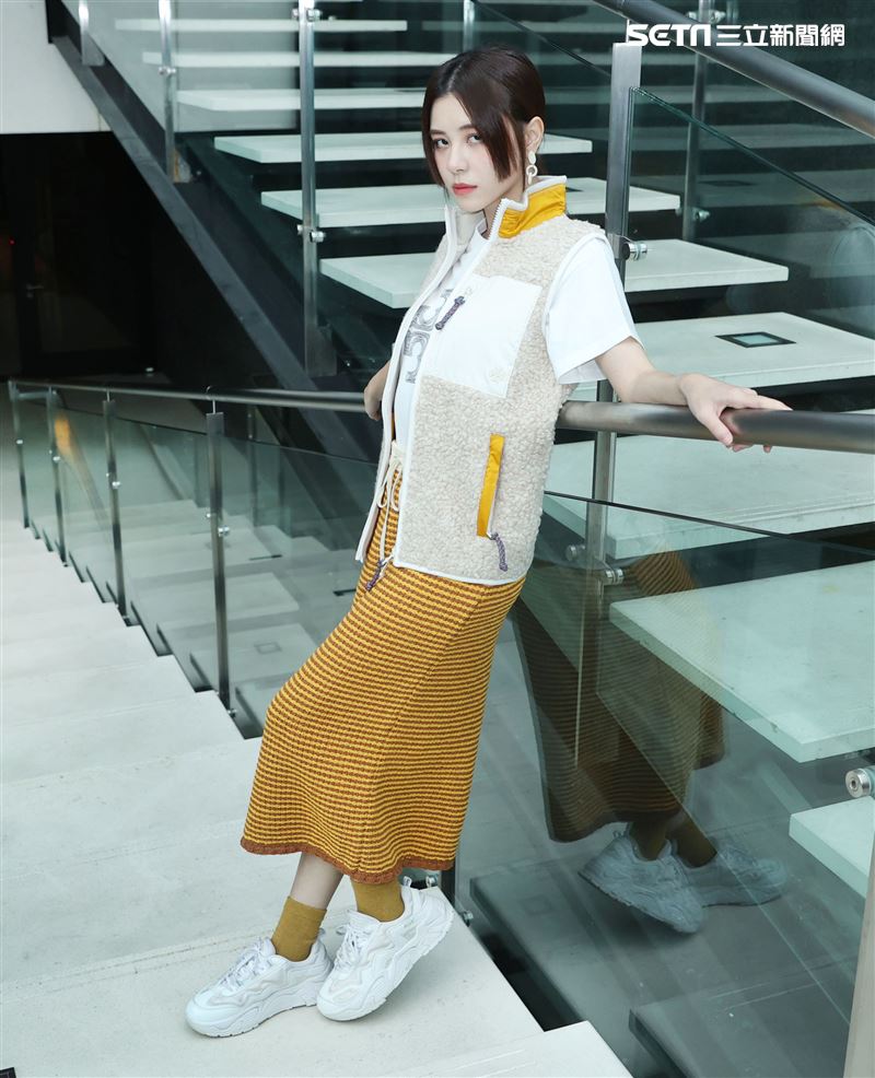 宇珊三立新聞網專訪。（記者邱榮吉/攝影）