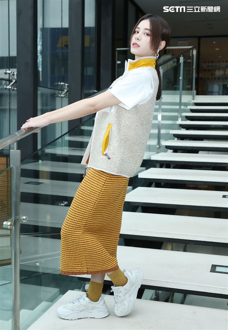 宇珊三立新聞網專訪。（記者邱榮吉/攝影）