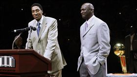 ▲皮朋（Scottie Pippen）新書批喬丹（Michael Jordan）自私。（圖／美聯社／達志影像）
