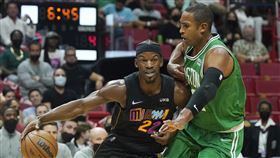 ▲熱火第二節只進3球得9分，5連勝遭塞爾提克中止。（圖／美聯社／達志影像）