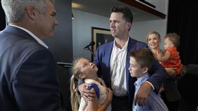 Buster Posey宣告退休。（圖／美聯社／達志影像）