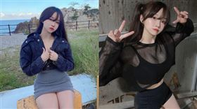 金雅英Coco擁有一雙迷人電眼，以及凹凸有致的火辣身材。（圖／翻攝自金雅英Coco IG）