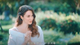 ▲瑞莎宣導投票不忘防疫，保護自己也保護他人。（圖／中央選舉委員會提供）