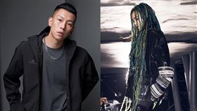 天后「阿妹」（右）與瘦子（左）將攜手為Disney+演唱。（圖／翻攝自瘦子／阿妹臉書）