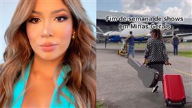 巴西知名女歌手梅東薩（Marília Mendonça）墜機身亡，最後身影曝光。（圖／翻攝自梅東薩IG）