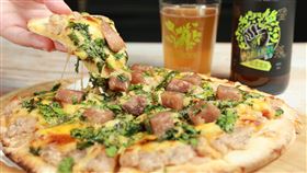 香菜芋頭披薩,（圖／陽光皇后提供）