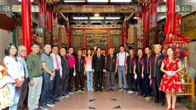 林靜儀,賴清德,陳柏惟「大肚萬興宮」參拜（圖／翻攝自臉書）