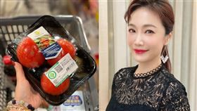 蕭彤雯近日去超市買牛番茄，3顆竟要價145元，讓她當場嚇壞。（圖／翻攝自蕭彤雯臉書）