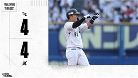 千葉羅德逼平樂天晉級。（圖／翻攝自羅德推特）