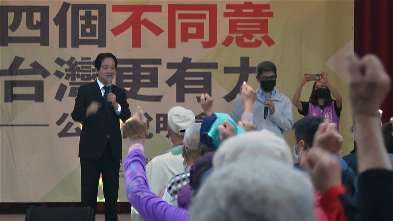 賴清德澎湖開講　宣傳公投4個不同意