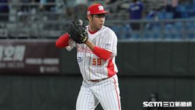 ▲味全龍投手陳冠偉。（圖／記者劉彥池攝影）