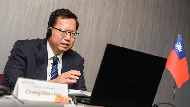 受邀參加COP26　鄭文燦線上開講