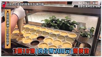 紅豆餅3顆2百元　澳洲饕客：超便宜