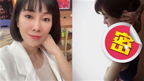  KIMIKO曬出鎖骨凹槽照，沒想到網友全把焦點放在傲人胸圍上。（圖／翻攝自KIMIKO臉書）