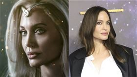  安潔莉娜裘莉《永恆族》。（圖／美聯社／達志影像）